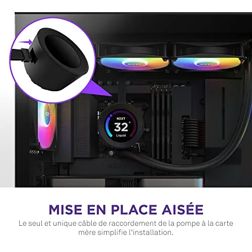 NZXT Kraken Elite Noir RGB 240 - vue 6