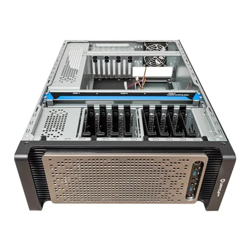 Rack 19 - UNYKACH - WS-SR630 - 4U - Aluminium - Refroidissement Liquide - Noir - vue 4