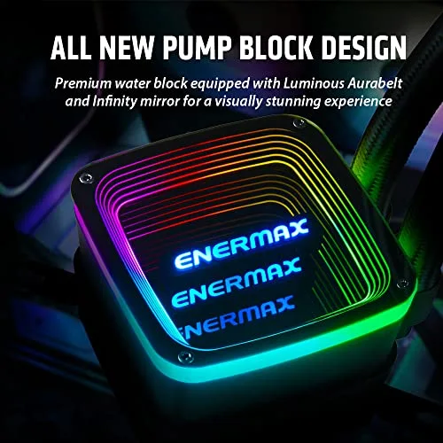 Refroidissement liquide pour processeur - ENERMAX - AQUAFUSION ADV - 240MM - ARGB - Blanc - vue 4
