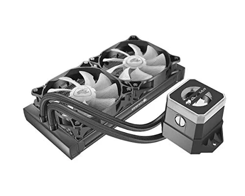 Refroidisseur Gaming - Cougar Gaming - HELOR360 - Refroidissement liquide - RGB dynamique - Fenêtre transparente - vue 3