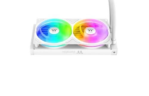 THERMALTAKE - TH240 V3 A-RGB Sync Snow - CL-W467-PL12SW-A - Watercooling AIO - Ventilateur 1x 240 mm ARGB - Blanc - vue 2