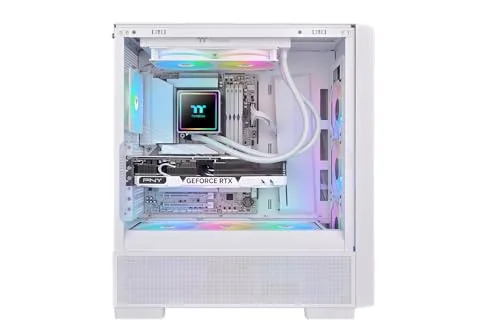 THERMALTAKE - TH240 V3 A-RGB Sync Snow - CL-W467-PL12SW-A - Watercooling AIO - Ventilateur 1x 240 mm ARGB - Blanc - vue 9