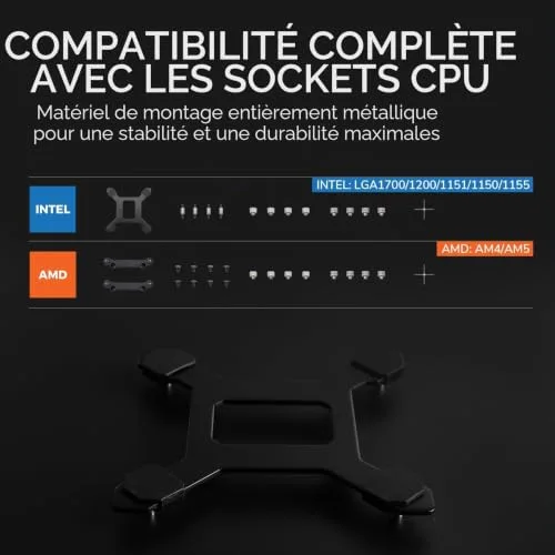 Watercooling AIO - Tryx - Panorama - Écran incurvé 65 2K - Pompe GEN - Installation facile - vue 6