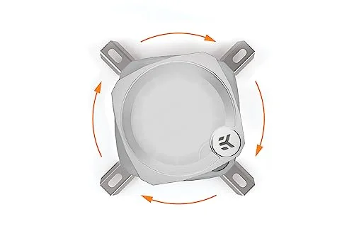 Watercooling complet EK-Nucleus AIO CR360 Lux D-RGB - Blanc - 360mm - Aluminium et cuivre - vue 9