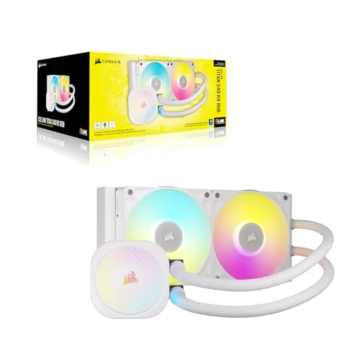 Watercooling - CORSAIR - iCUE LINK TITAN 240 RX - RGB - Blanc - vue 7