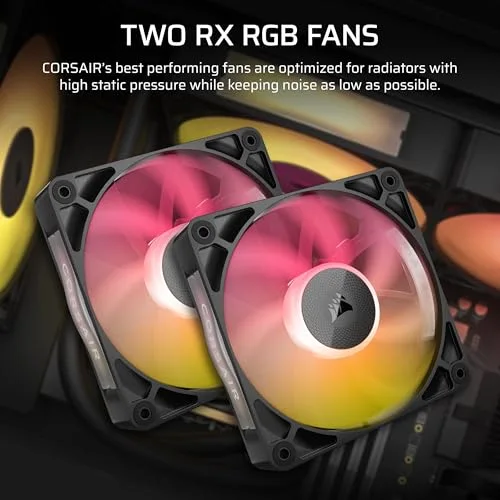 Watercooling - CORSAIR - iCUE LINK TITAN 240 RX - RGB - Noir - vue 3