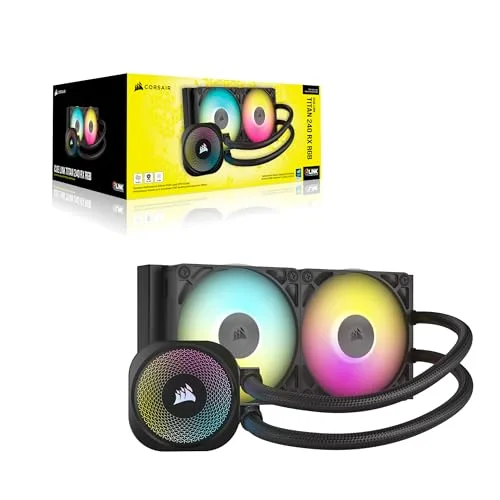 Watercooling - CORSAIR - iCUE LINK TITAN 240 RX - RGB - Noir - vue 7
