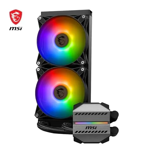 Watercooling - MSI - MAG CORELIQUID M240 - Noir - 240mm - 20 dBA - vue 3