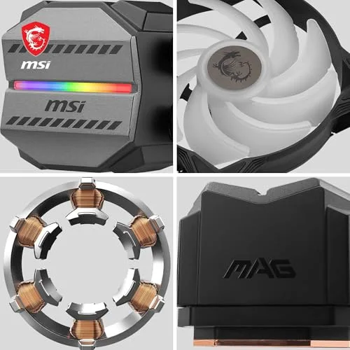 Watercooling - MSI - MAG CORELIQUID M240 - Noir - 240mm - 20 dBA - vue 4
