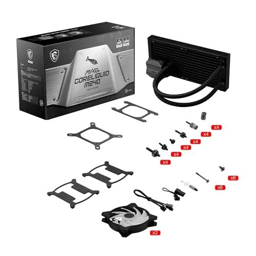Watercooling - MSI - MAG CORELIQUID M240 - Noir - 240mm - 20 dBA - vue 5