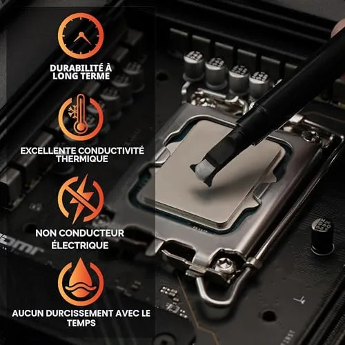 Watercooling - Thermal Grizzly - TG-H-015-R - Hydronaut 3.9g - 118W/mK - Multicolore - vue 2