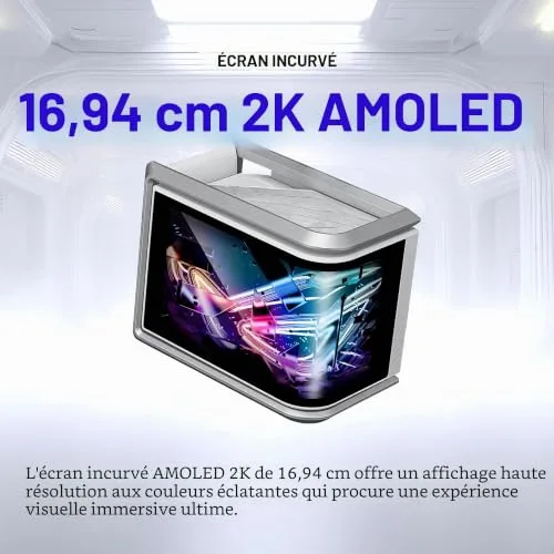 Watercooling tout en un - ASUS - RYUO IV 360 SLC ARGB WHITE - Écran AMOLED - Ventilateurs ARGB - vue 3
