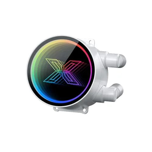 XIGMATEK - Fenix II 240 Arctic - Watercooling AIO - Ventilateurs 120mm - ARGB blanc Intel AMD - Blanc - vue 4